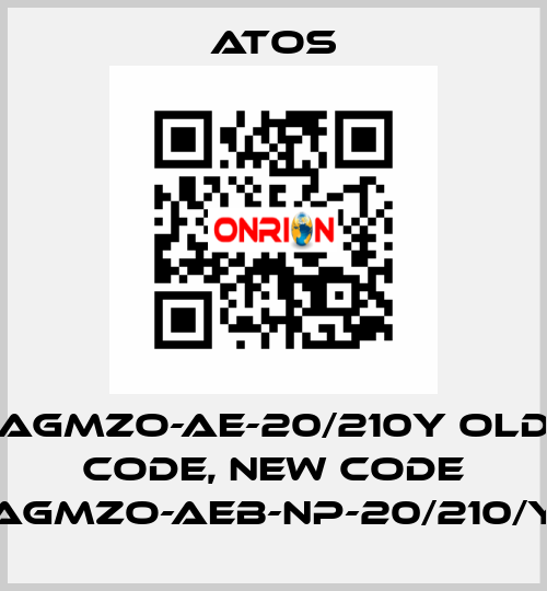 AGMZO-AE-20/210Y old code, new code AGMZO-AEB-NP-20/210/Y Atos