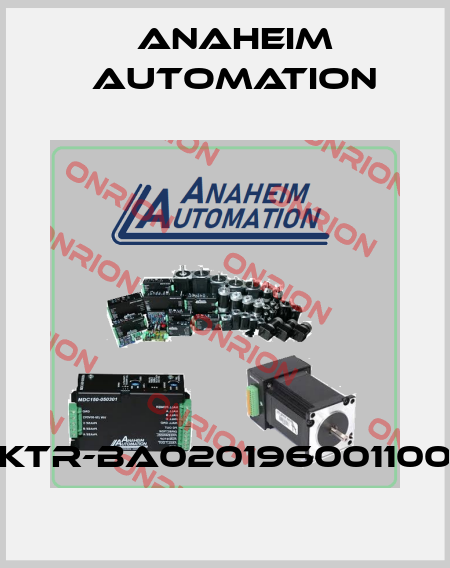KTR-BA020196001100 Anaheim Automation
