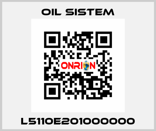 L5110E201000000 Oil Sistem