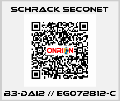 B3-DAI2 // EG072812-C Schrack Seconet