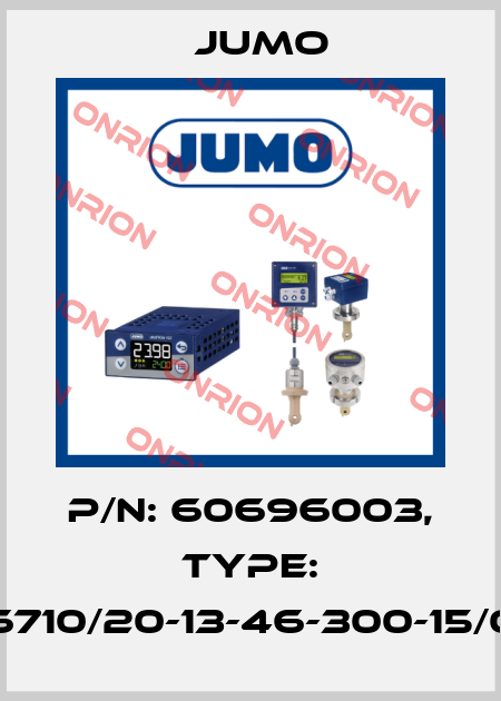P/N: 60696003, Type: 606710/20-13-46-300-15/000 Jumo