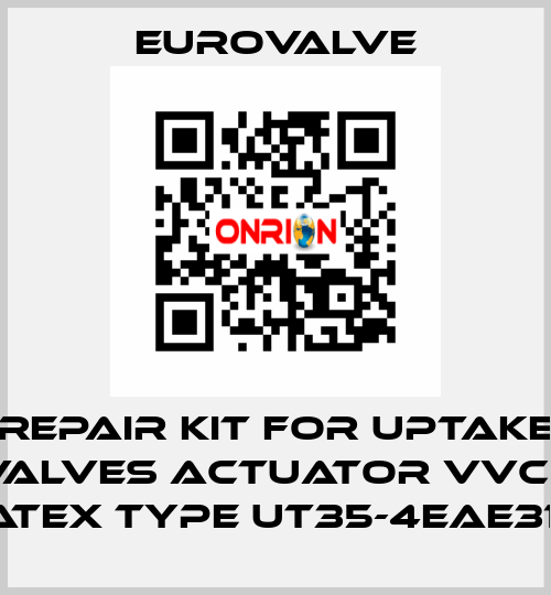 REPAIR KIT FOR UPTAKE VALVES ACTUATOR VVC / ATEX TYPE UT35-4EAE31  Eurovalve