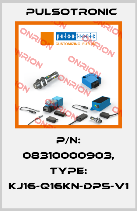p/n: 08310000903, Type: KJ16-Q16KN-DPS-V1 Pulsotronic
