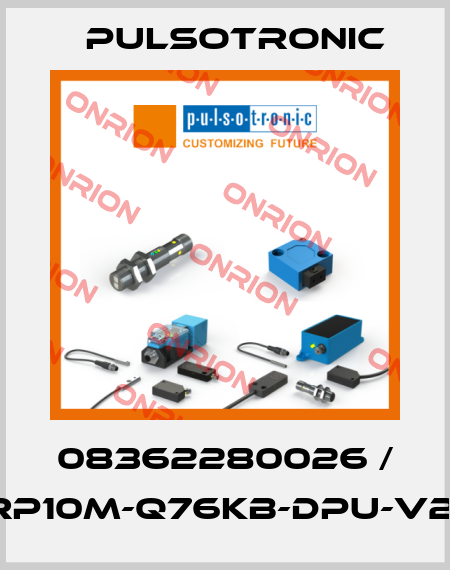08362280026 / KORP10M-Q76KB-DPU-V2-RT Pulsotronic