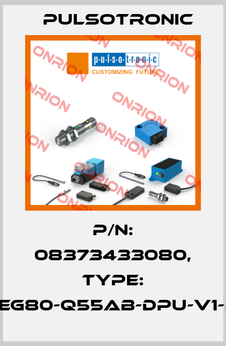 p/n: 08373433080, Type: KLEG80-Q55AB-DPU-V1-RT Pulsotronic