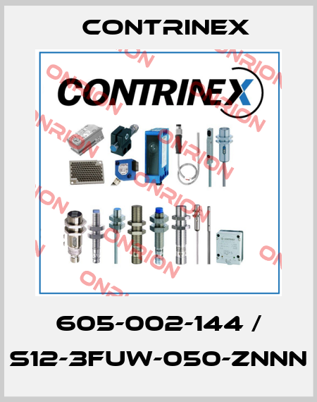 605-002-144 / S12-3FUW-050-ZNNN Contrinex