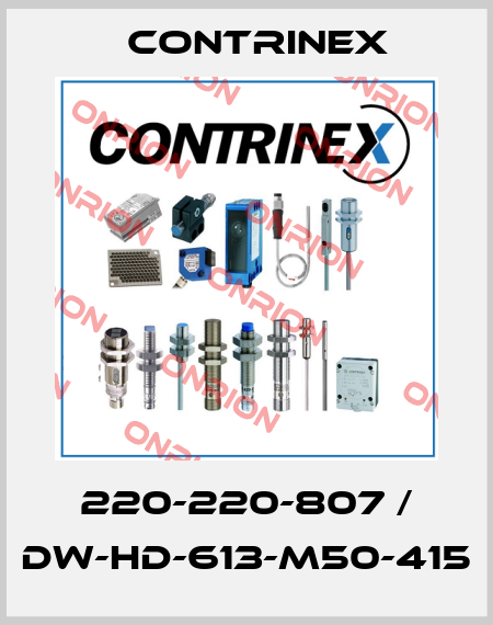 220-220-807 / DW-HD-613-M50-415 Contrinex