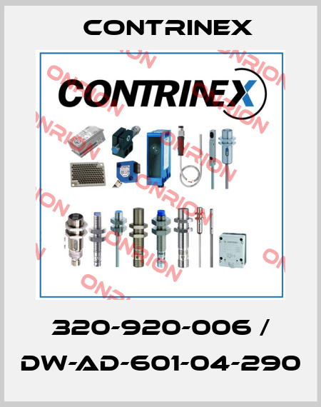 320-920-006 / DW-AD-601-04-290 Contrinex