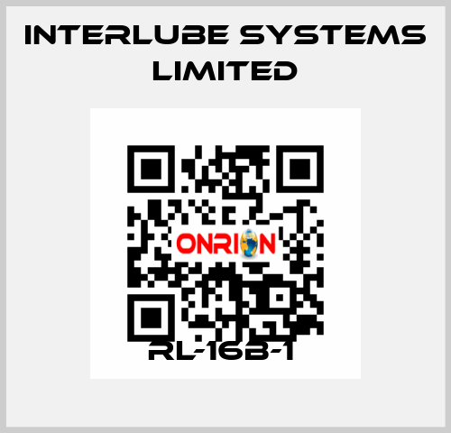 RL-16B-1  Interlube Systems Limited