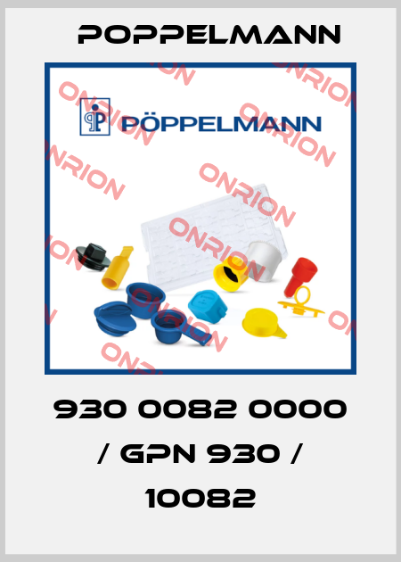 930 0082 0000 / GPN 930 / 10082 Poppelmann