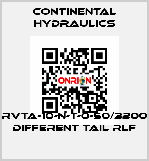 RVTA-10-N-T-0-50/3200 DIFFERENT TAIL RLF Continental Hydraulics