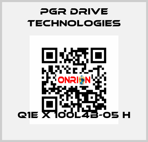 Q1E X 100L4B-05 H PGR Drive Technologies