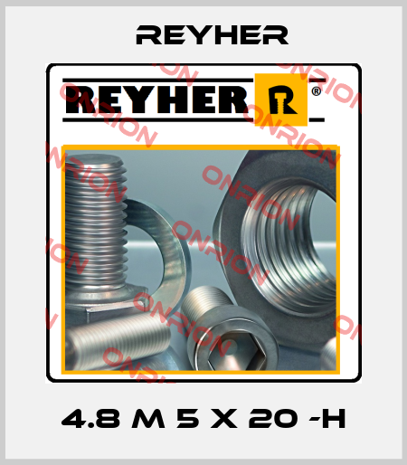 4.8 M 5 x 20 -H Reyher