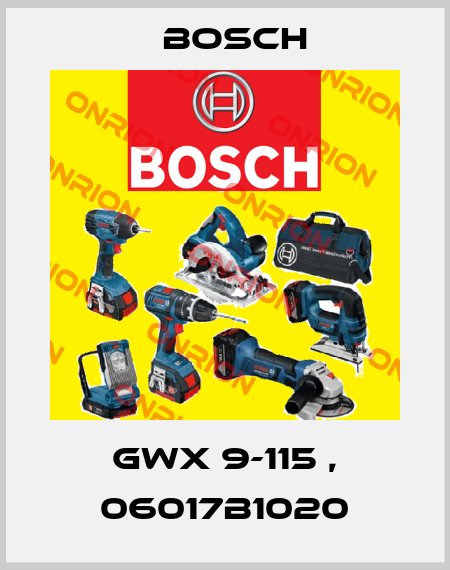 GWX 9-115 , 06017B1020 Bosch