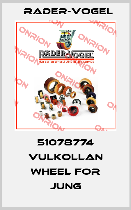 51078774 Vulkollan wheel for JUNG Rader-Vogel