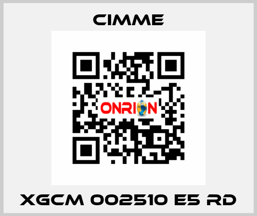 XGCM 002510 E5 RD Cimme