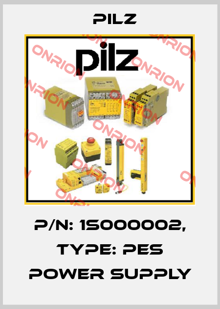 p/n: 1S000002, Type: PES power supply Pilz