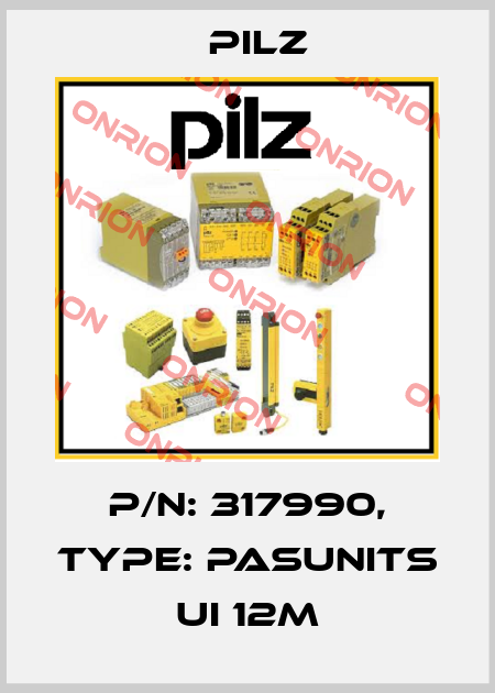 p/n: 317990, Type: PASunits UI 12M Pilz