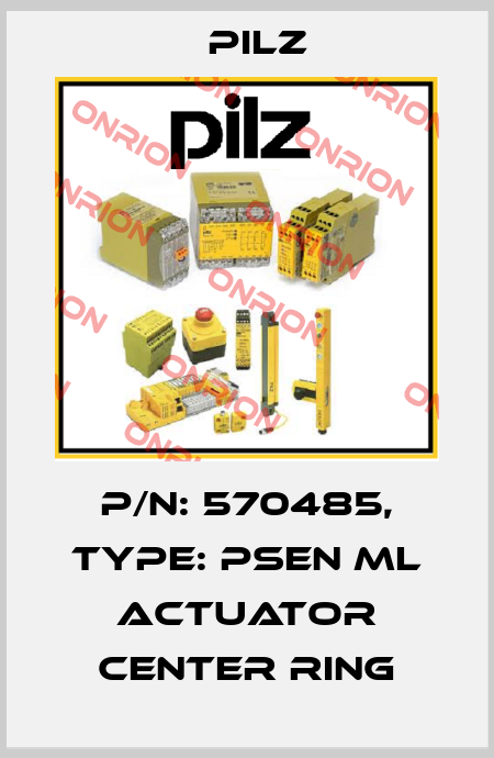 p/n: 570485, Type: PSEN ml actuator center ring Pilz