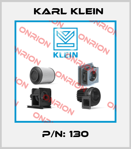 P/N: 130 Karl Klein