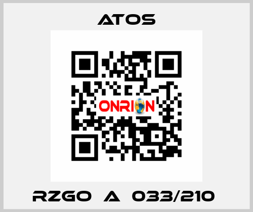 RZGO‐A‐033/210  Atos