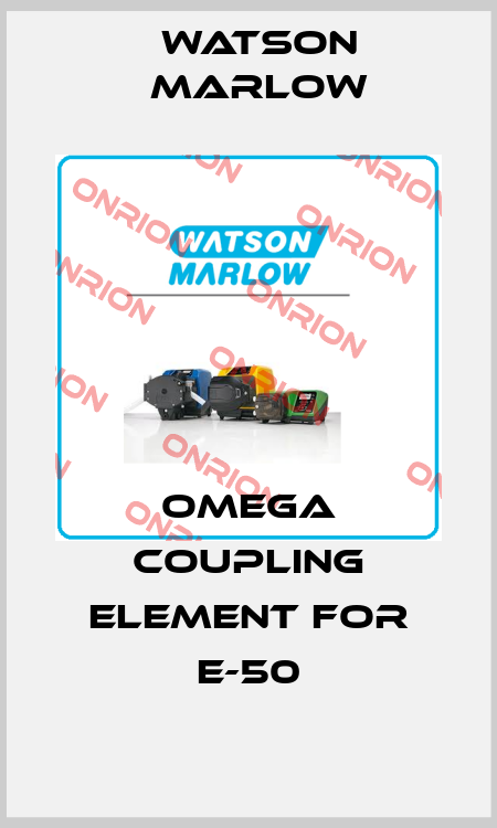 Omega coupling element for E-50 Watson Marlow