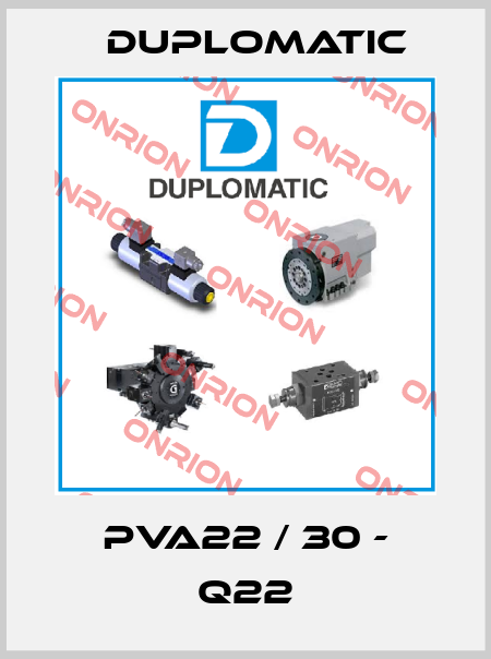 PVA22 / 30 - Q22 Duplomatic