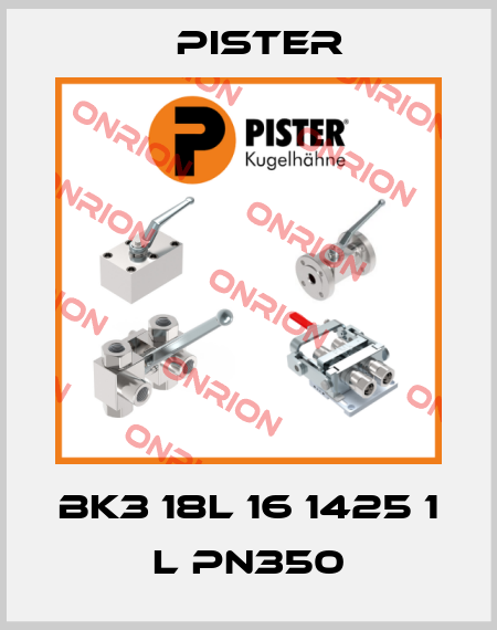 BK3 18L 16 1425 1 L PN350 Pister