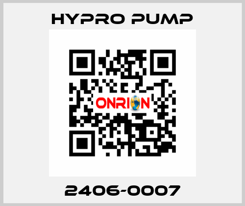 2406-0007 Hypro Pump