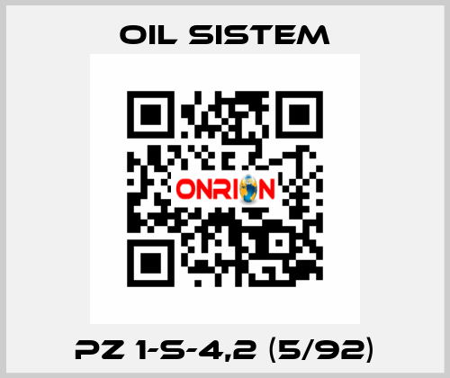 PZ 1-S-4,2 (5/92) Oil Sistem