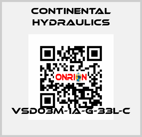 VSD03M-1A-G-33L-C Continental Hydraulics