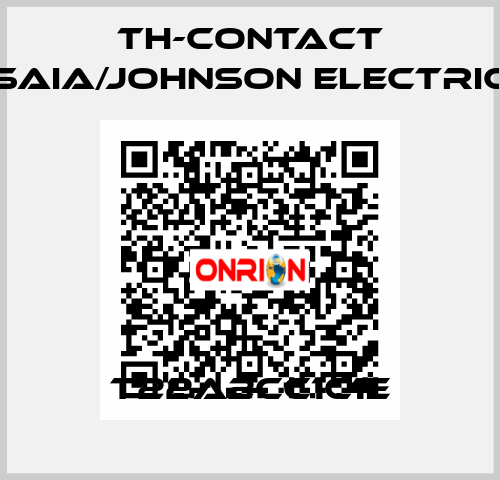 T22A2CC1C1E TH-Contact (Saia/Johnson Electric)
