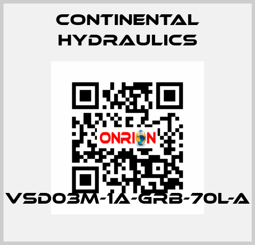 VSD03M-1A-GRB-70L-A Continental Hydraulics