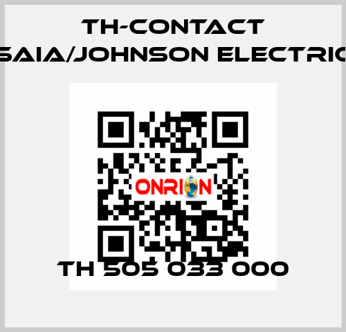 TH 505 033 000 TH-Contact (Saia/Johnson Electric)