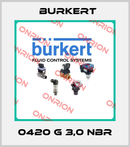 0420 G 3,0 NBR Burkert