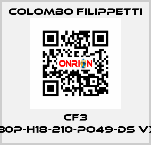  CF3 130P-H18-210-PO49-DS VX Colombo Filippetti