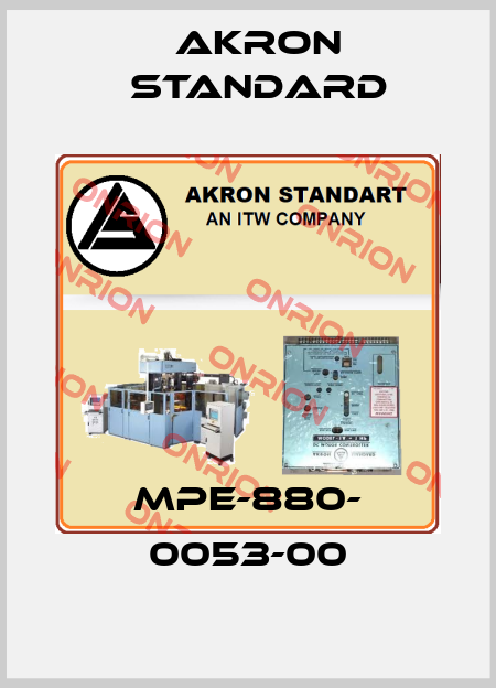 MPE-880- 0053-00 AKRON STANDARD