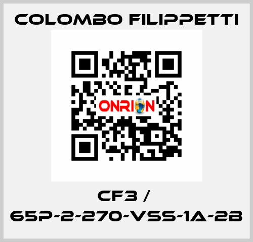 CF3 /  65P-2-270-VSS-1A-2B Colombo Filippetti