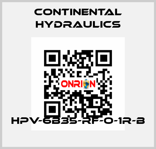 HPV-6B35-RF-O-1R-B Continental Hydraulics