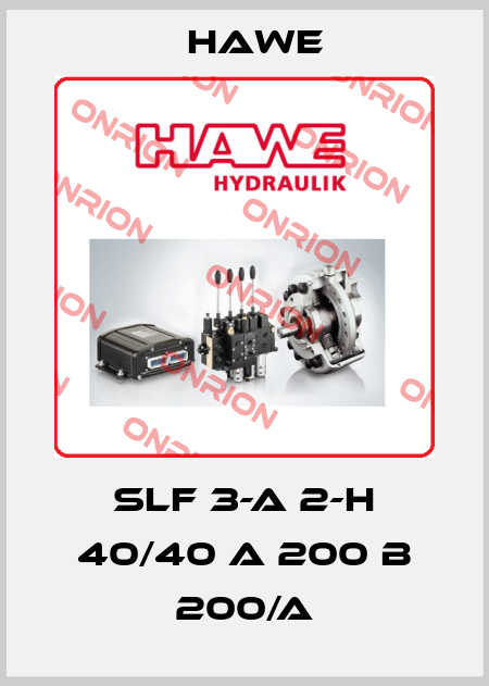 SLF 3-A 2-H 40/40 A 200 B 200/A Hawe