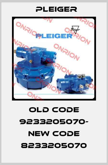 old code 9233205070- new code 8233205070 Pleiger