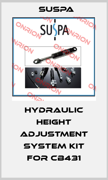Hydraulic height adjustment system kit for CB431 Suspa