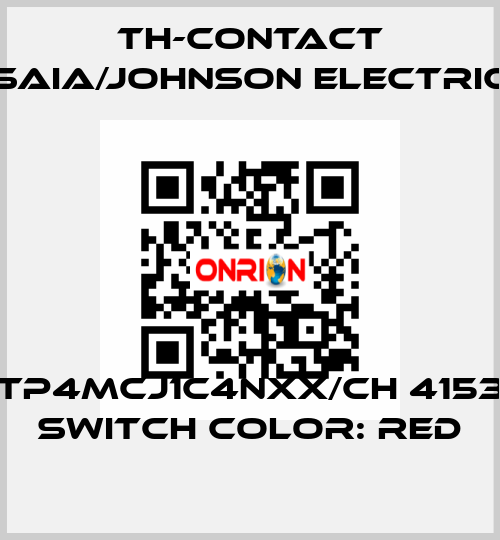 TP4MCJ1C4NXX/CH 4153 Switch color: Red TH-Contact (Saia/Johnson Electric)