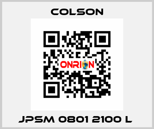 JPSM 0801 2100 L  Colson