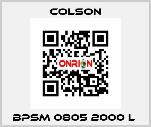 BPSM 0805 2000 L  Colson