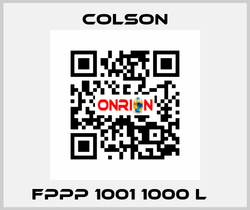 FPPP 1001 1000 L   Colson