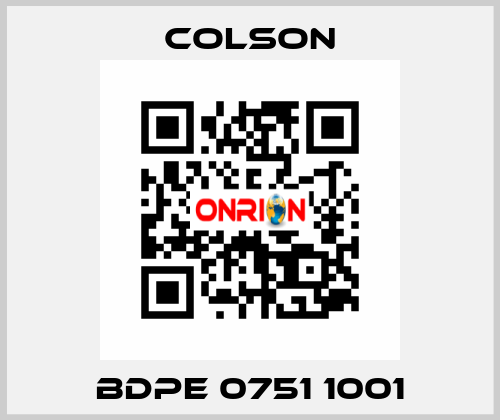 BDPE 0751 1001 Colson