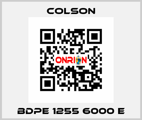 BDPE 1255 6000 E Colson