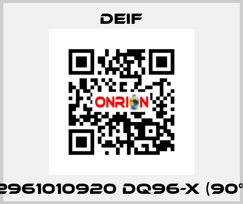 2961010920 DQ96-x (90°) Deif