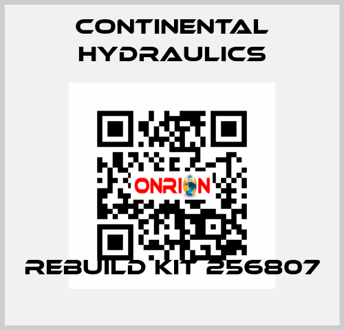 rebuild kit 256807 Continental Hydraulics
